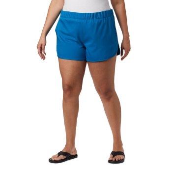 Columbia Chill River Plus Size, Pantalones Cortos Azules Para Mujer | 917586-AEI